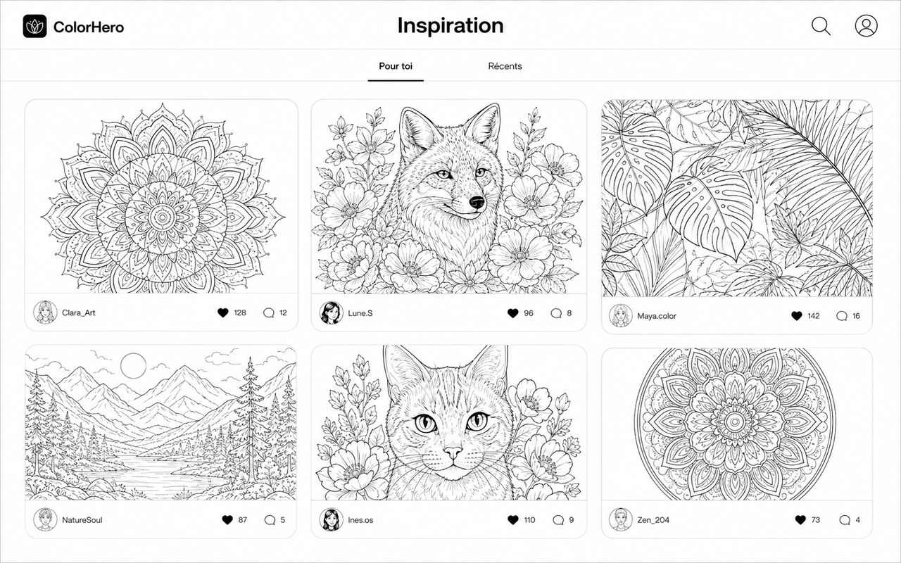 Feed Inspiration de la communauté ColorHero