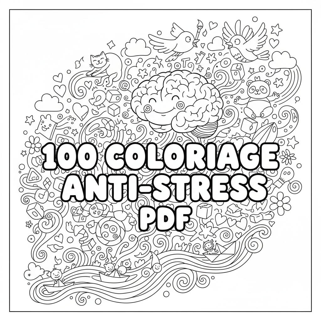 Coloriage 100 coloriage anti-stress pdf 5