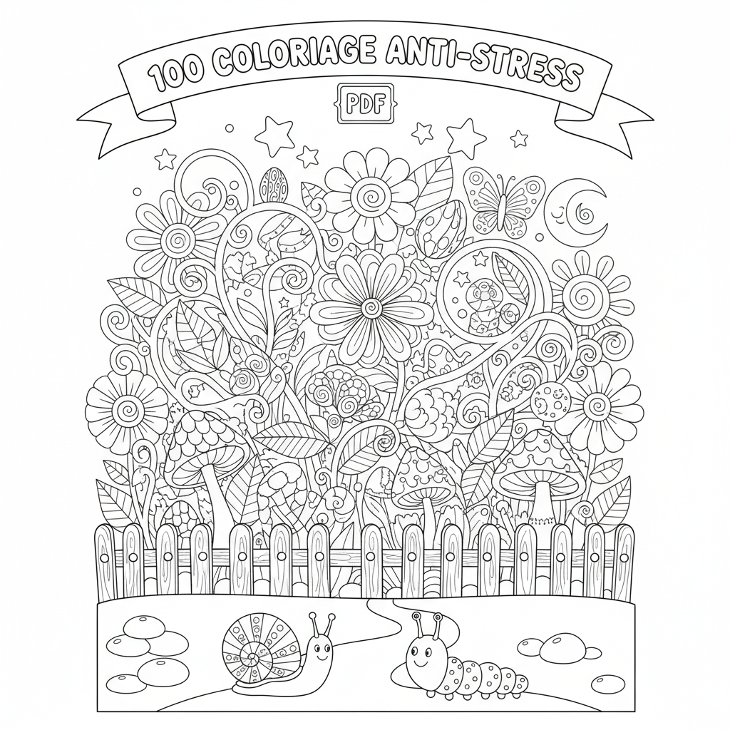 Coloriage 100 coloriage anti stress pdf 3