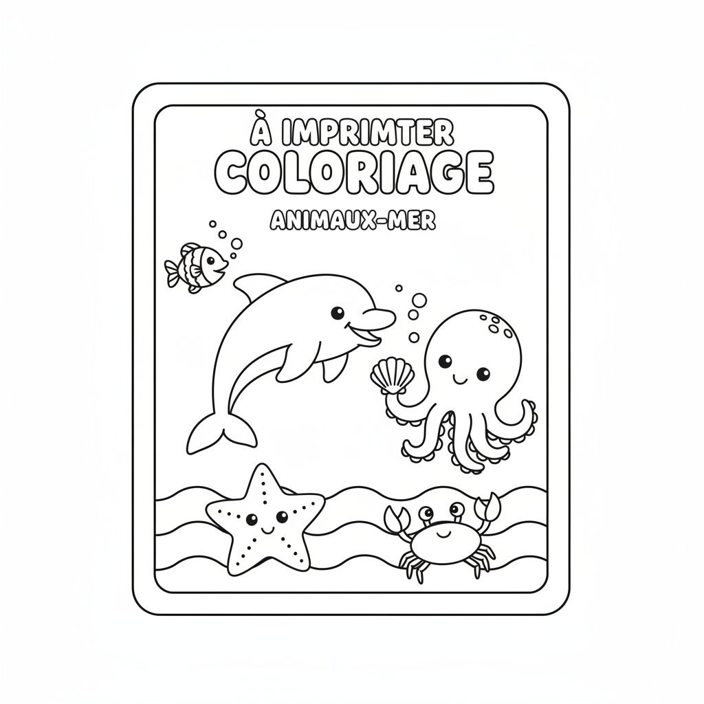 Coloriage A Imprimer Coloriage Gratuit sur la Mer
