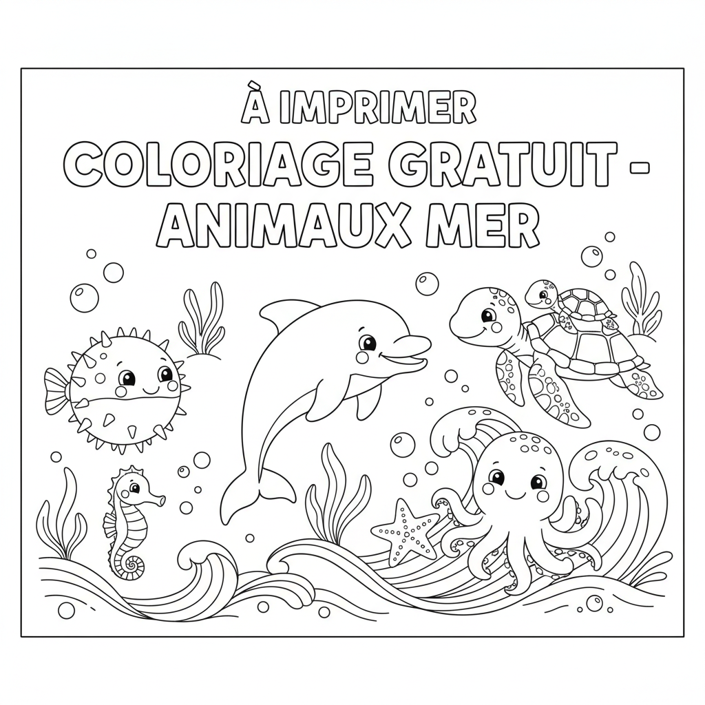 Coloriage a imprimer coloriage gratuit 1