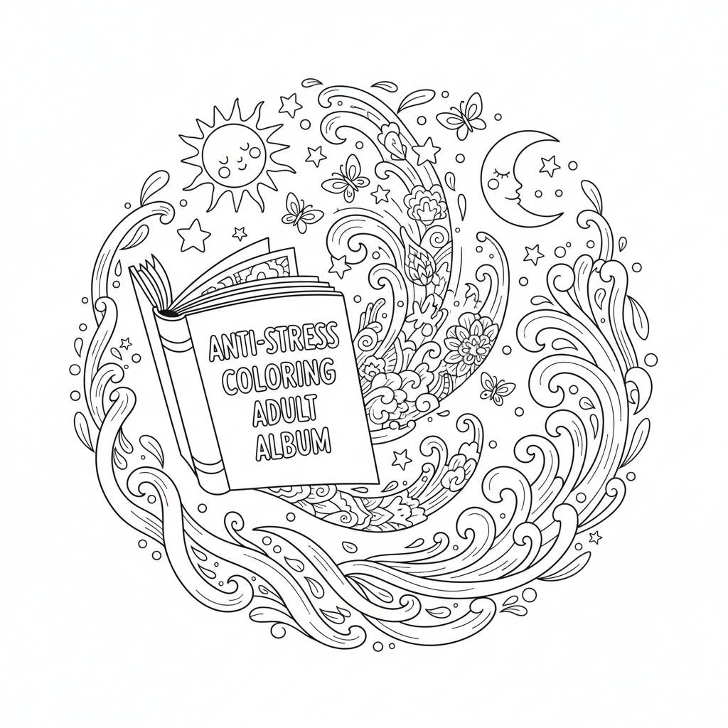 Coloriage album coloriage adulte 5