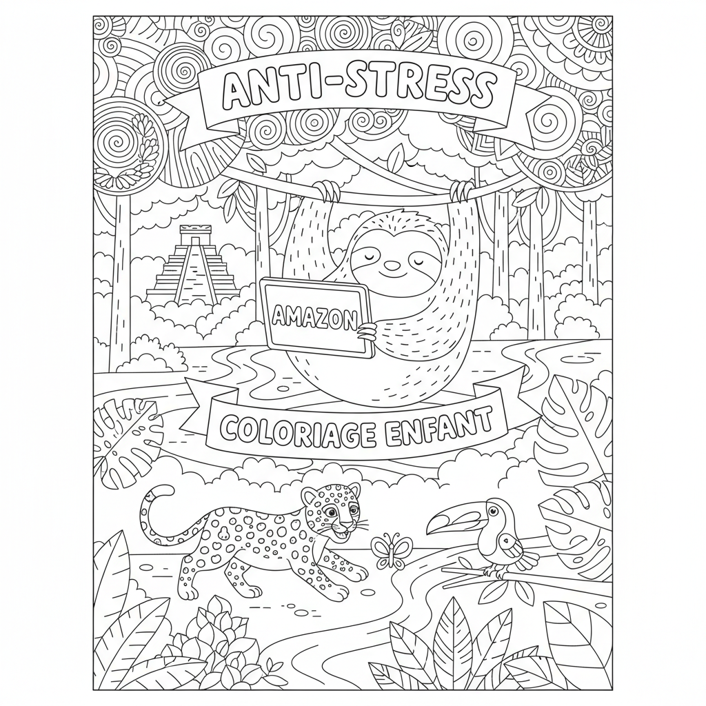 Coloriage Amazon Coloriage Adulte Gratuit à Imprimer