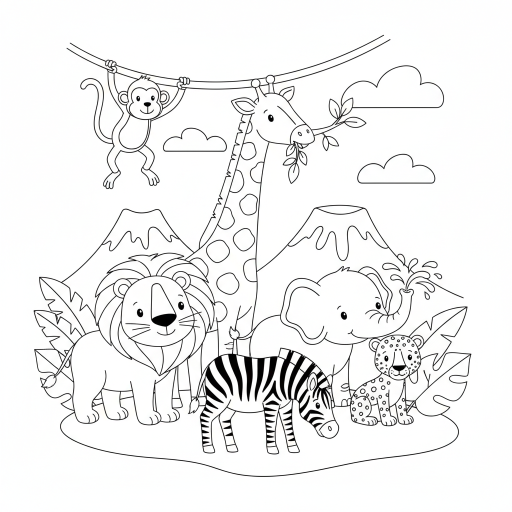 Coloriage animal coloriage 2
