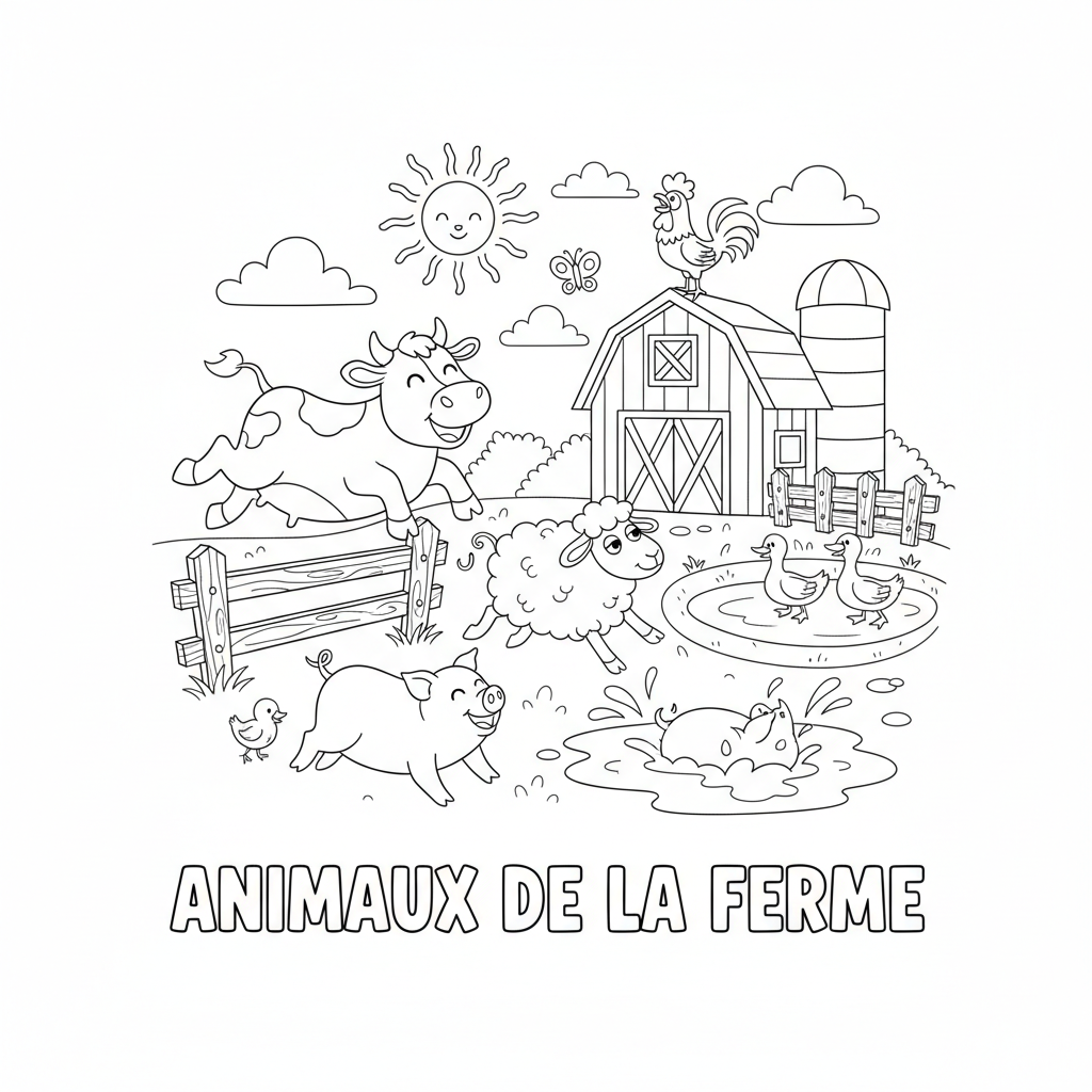 Coloriage animaux de la savane coloriage 5
