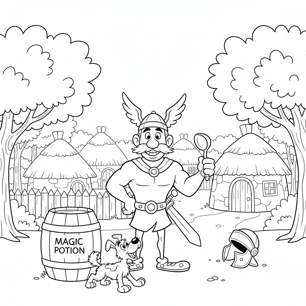 Coloriage asterix coloriage 2