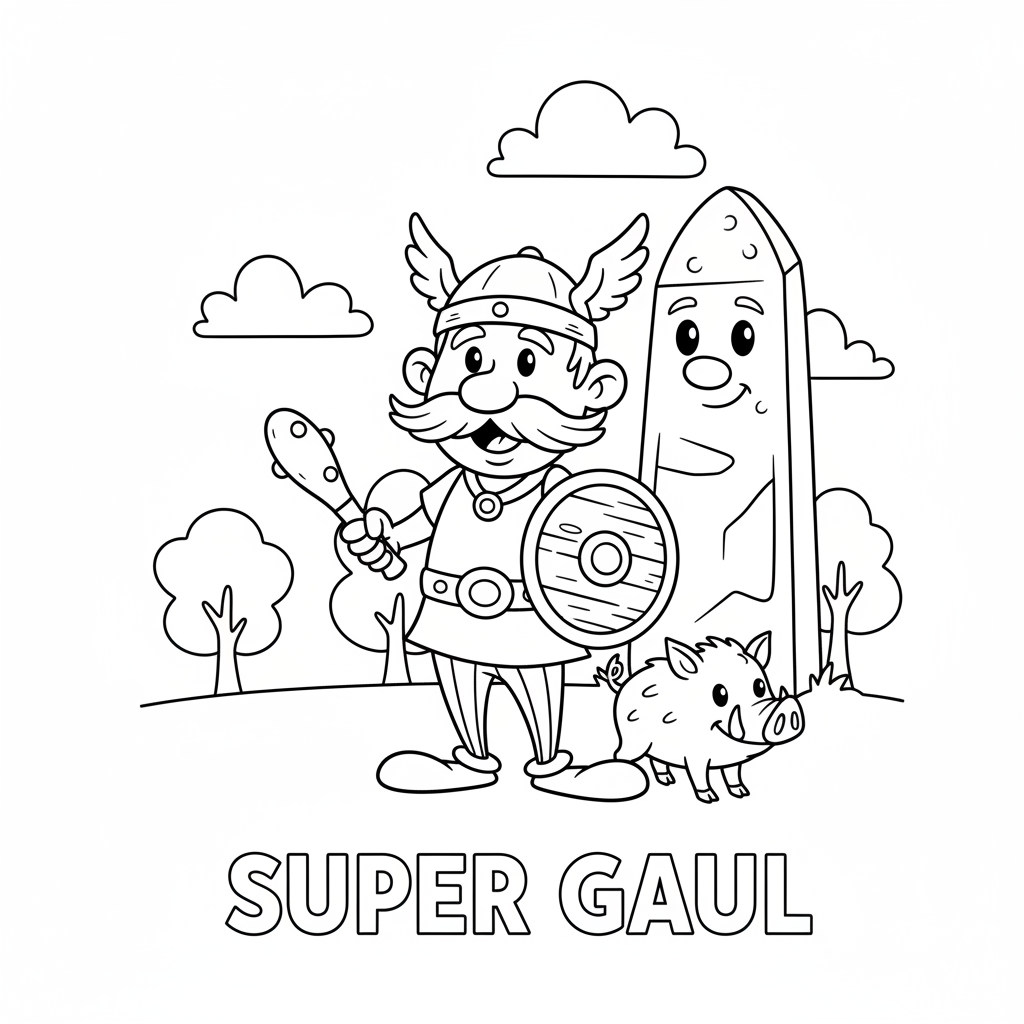 Coloriage asterix et obelix coloriage 1