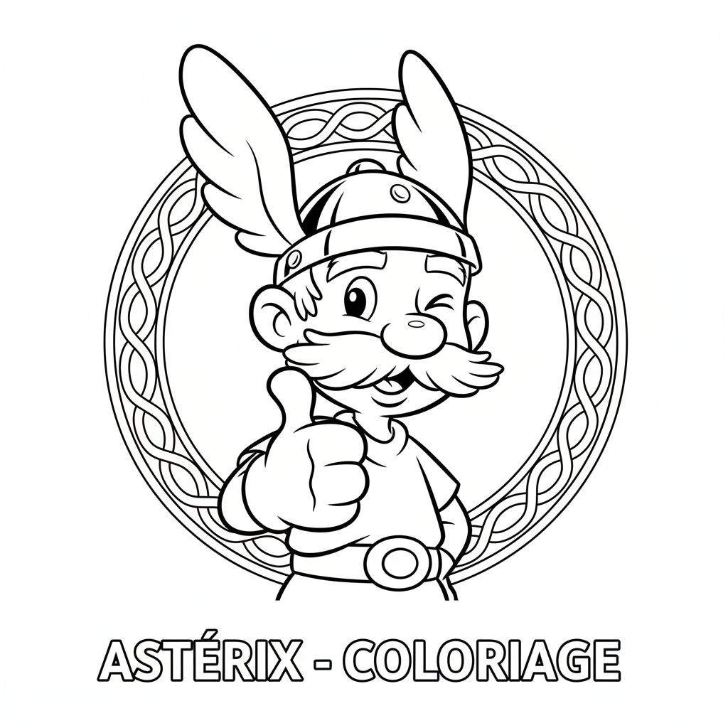 Coloriage asterix et obelix coloriage 4