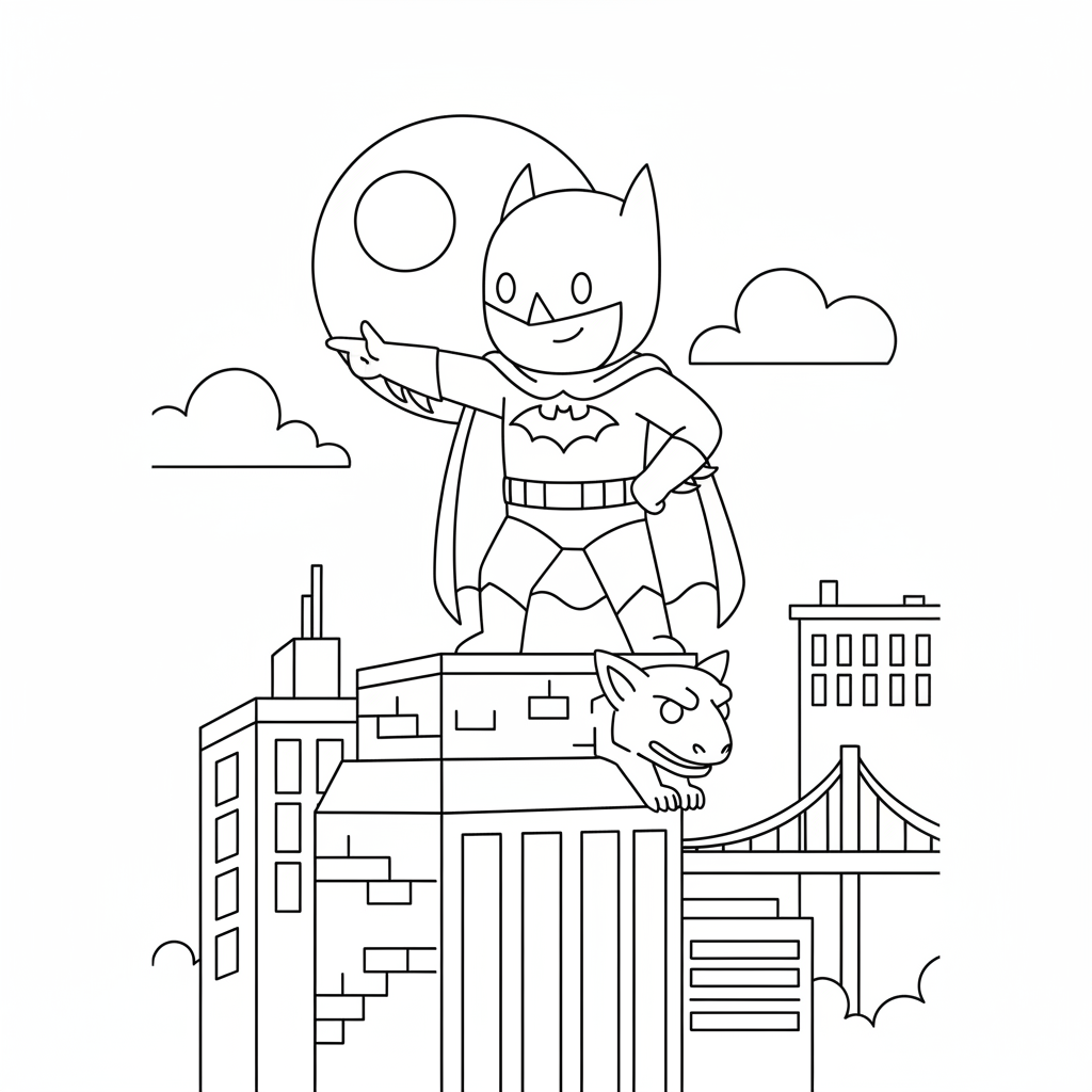 Coloriage batman coloriage 2