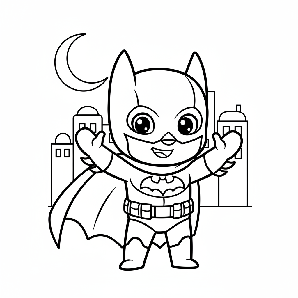 Coloriage batman coloriage 4