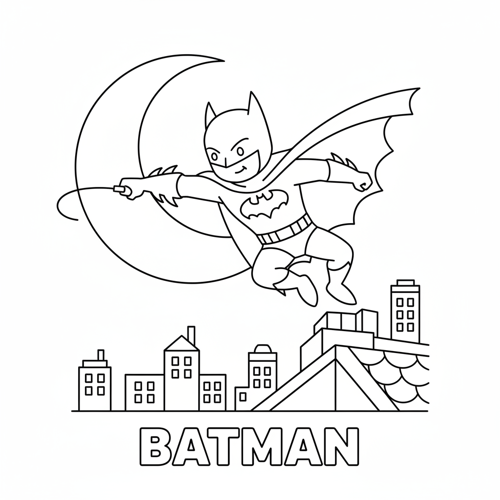 Coloriage batman coloriage à imprimer 5