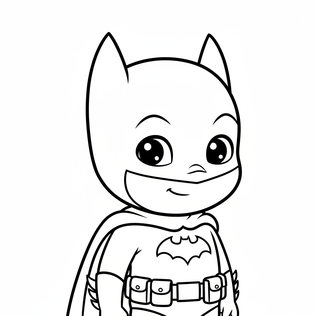 Coloriage batman en coloriage 4
