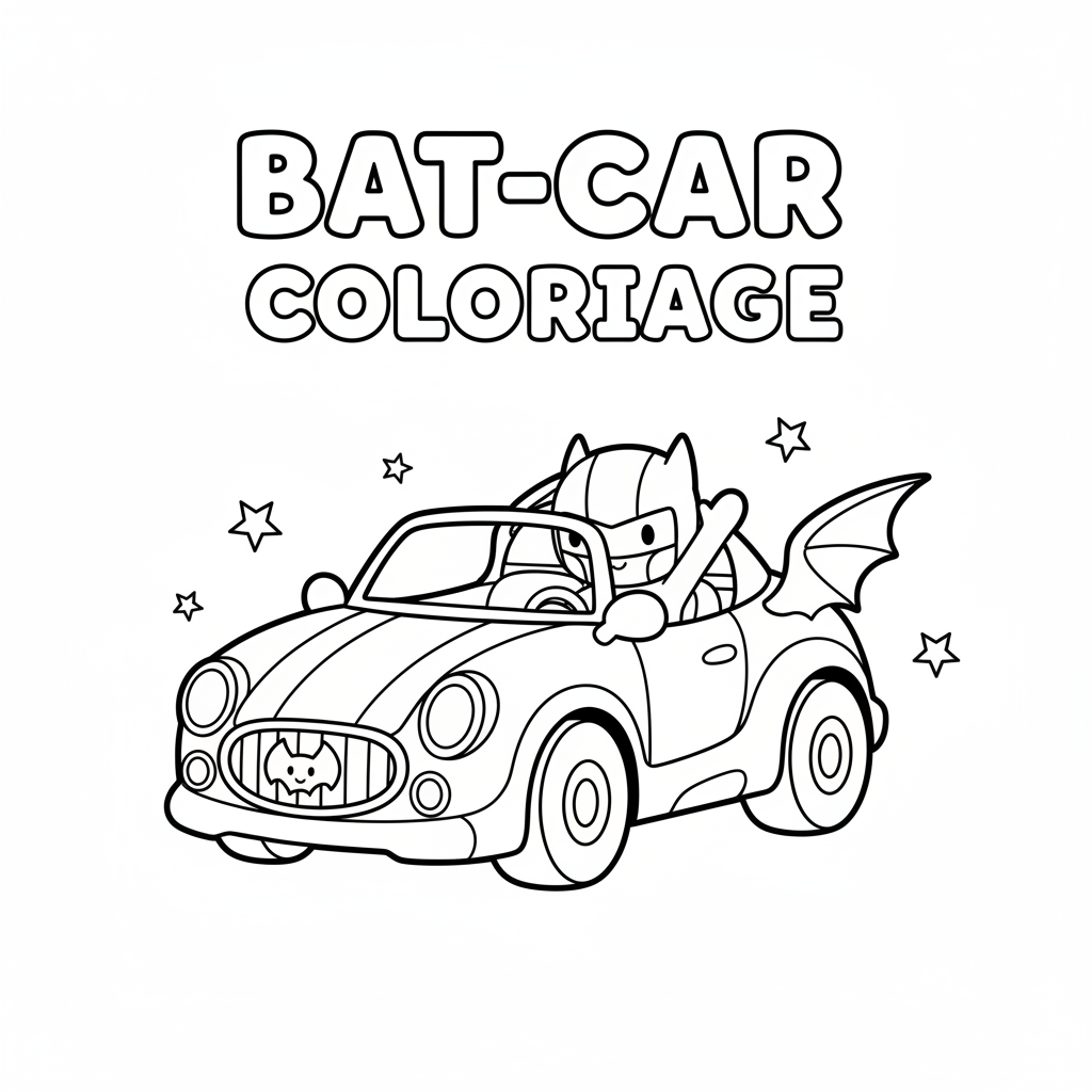 Coloriage Batmobile Coloriage Gratuit à Imprimer