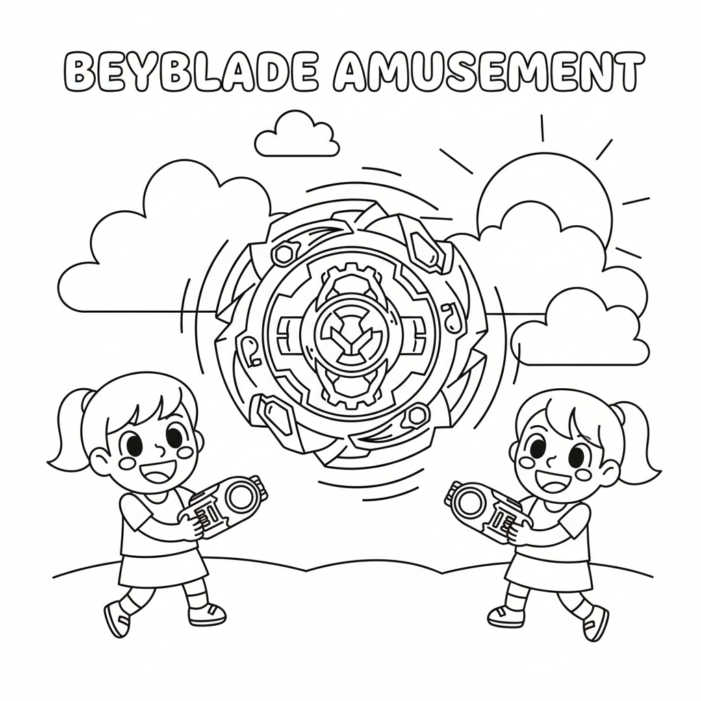 Coloriage Beyblade Coloriages Gratuit à Imprimer