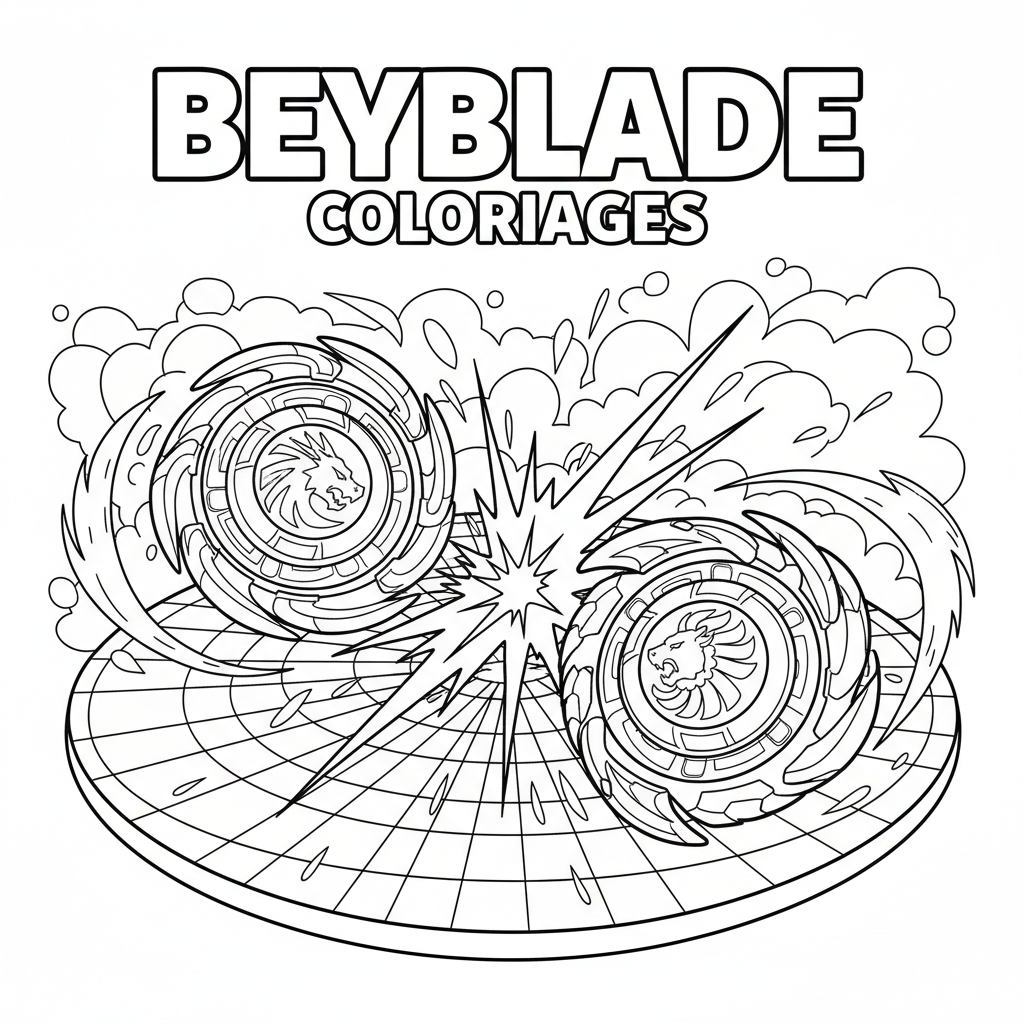 Coloriage beyblade coloriages 5