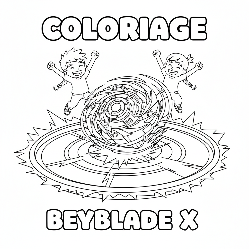 Coloriage beyblade x coloriage 5