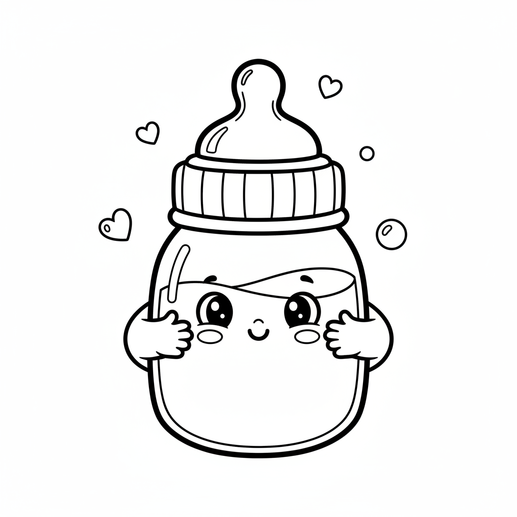 Coloriage Biberon Coloriage Gratuit à Imprimer