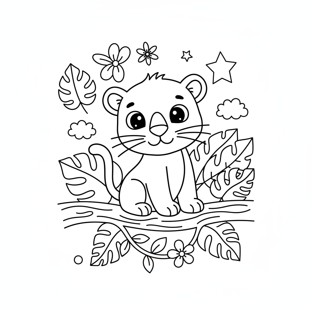 Coloriage Black Panther Coloriage Gratuit à Imprimer