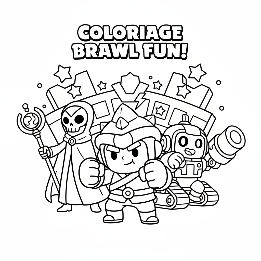 Coloriage Brawl Stars Coloriage À Imprimer Gratuit