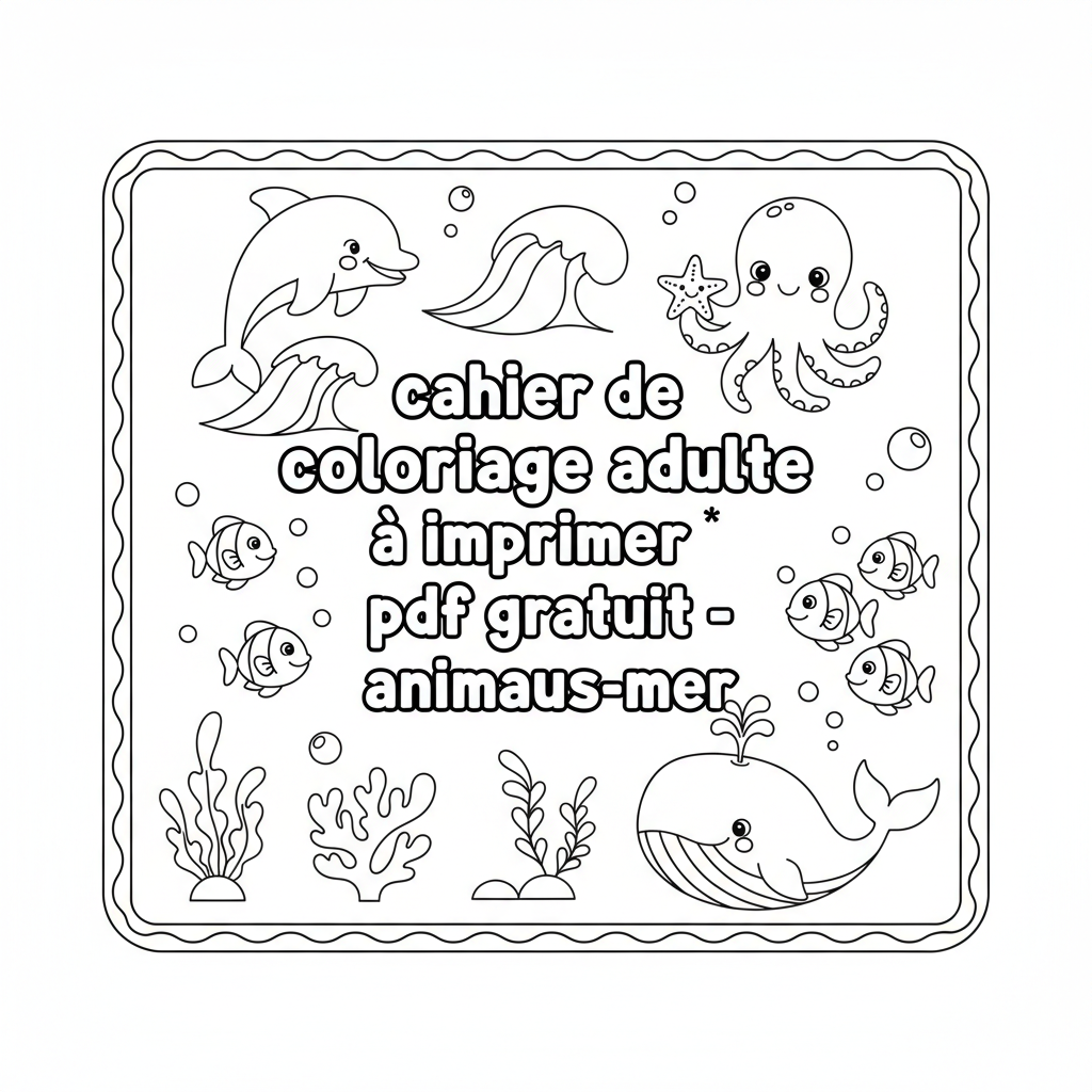 Cahier De Coloriage Adulte À Imprimer Pdf Gratuit à Colorier