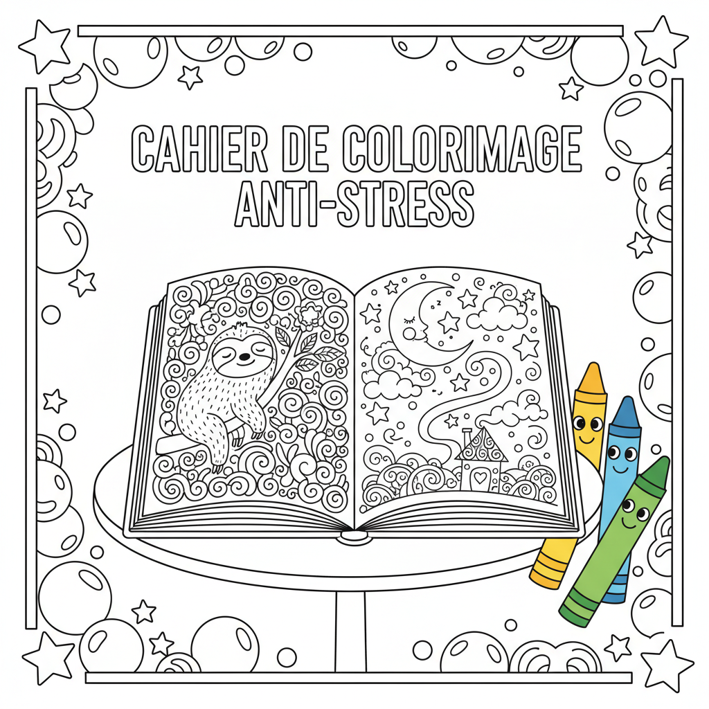 Coloriage carnet coloriage adulte 1