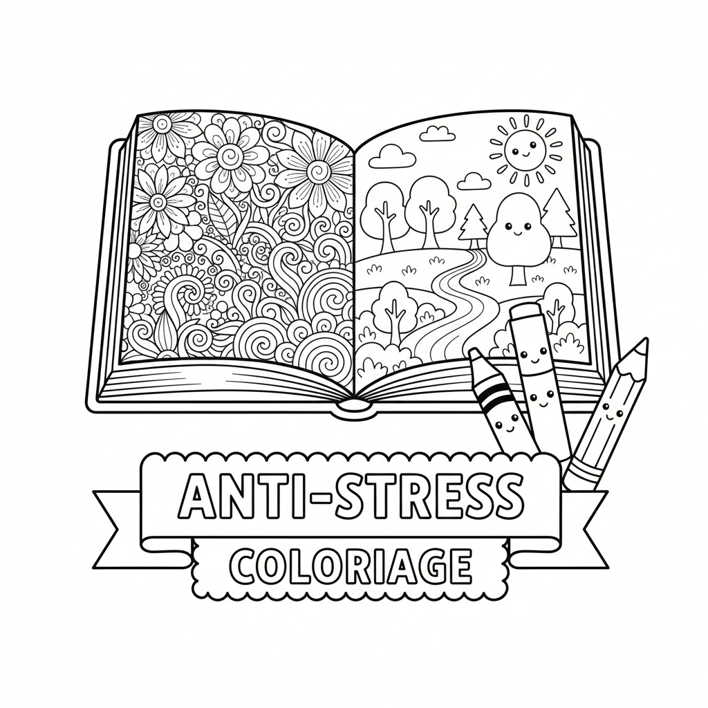 Coloriage carnet coloriage adulte 2