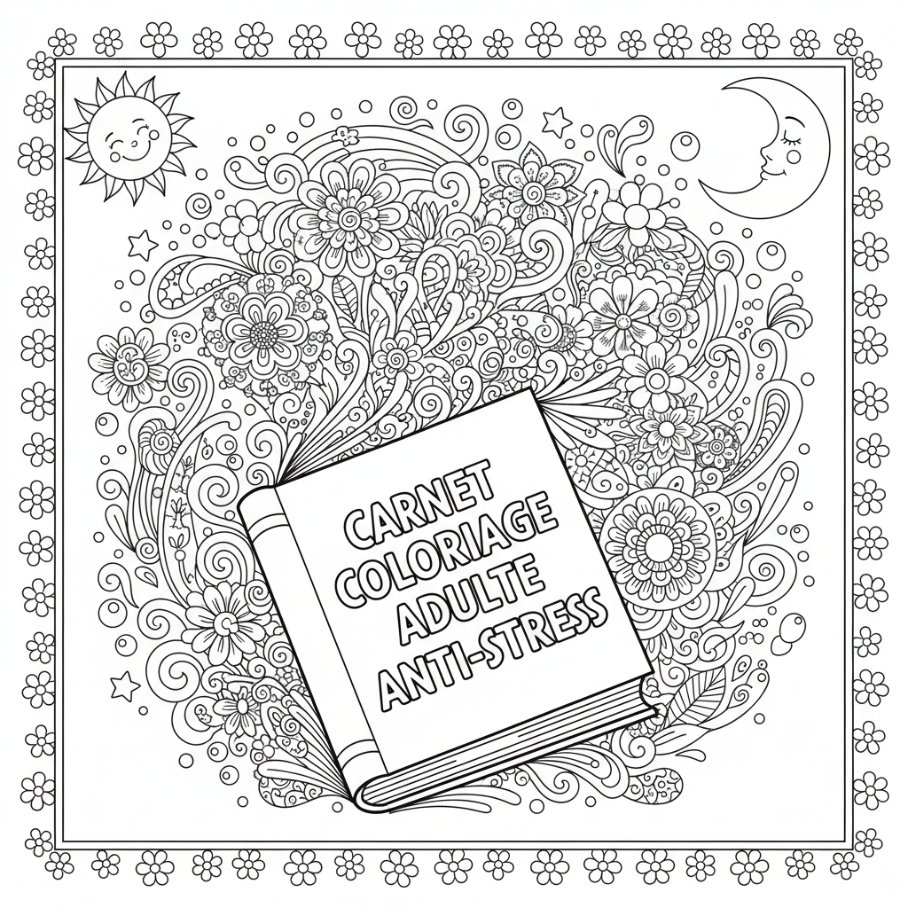 Coloriage carnet coloriage adulte 5