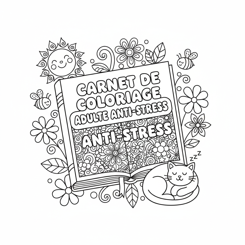 Coloriage carnet de coloriage adulte 2