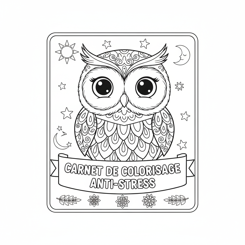 Coloriage carnet de coloriage adulte 4