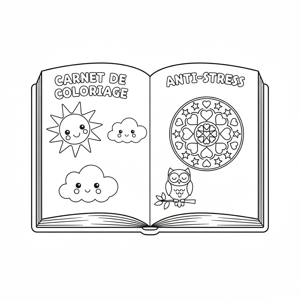 Coloriage Carnet De Coloriage Pour Adulte Gratuit à Imprimer