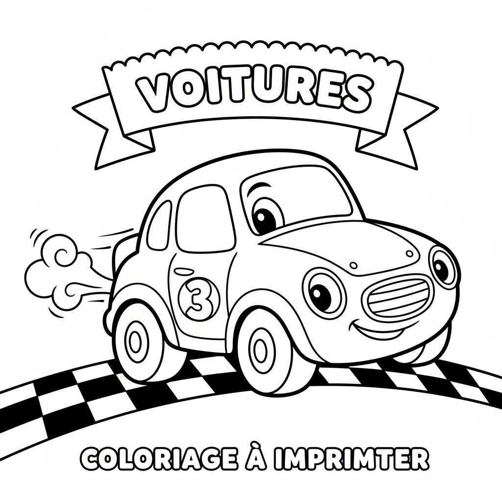 Coloriage cars coloriage à imprimer