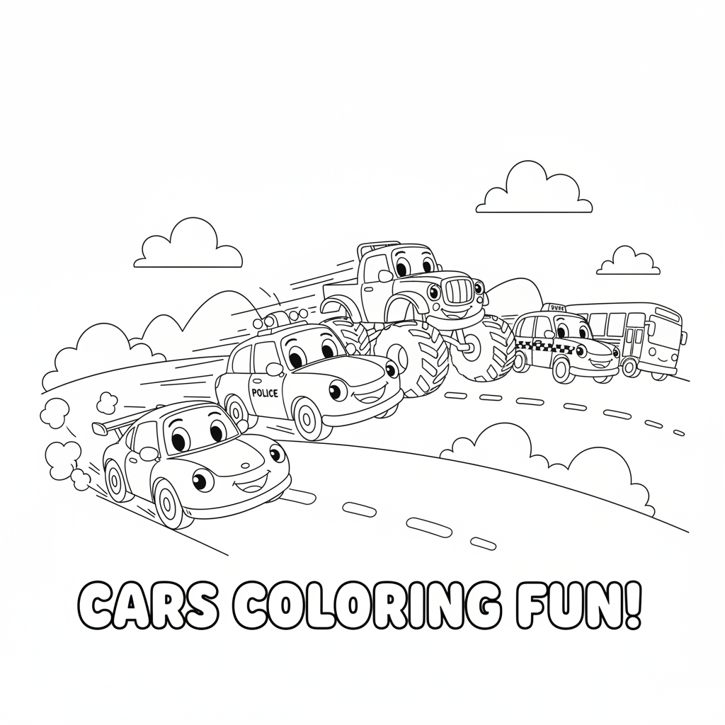 Coloriage cars coloriage à imprimer 5