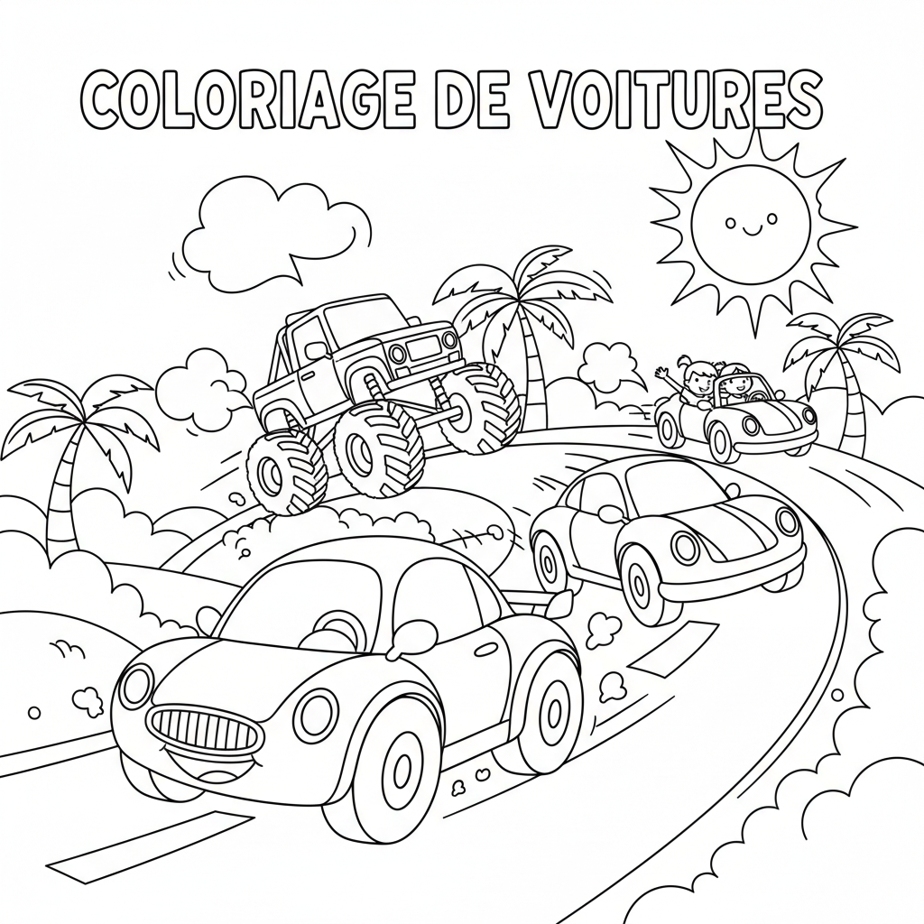 Coloriage cars en coloriage 5