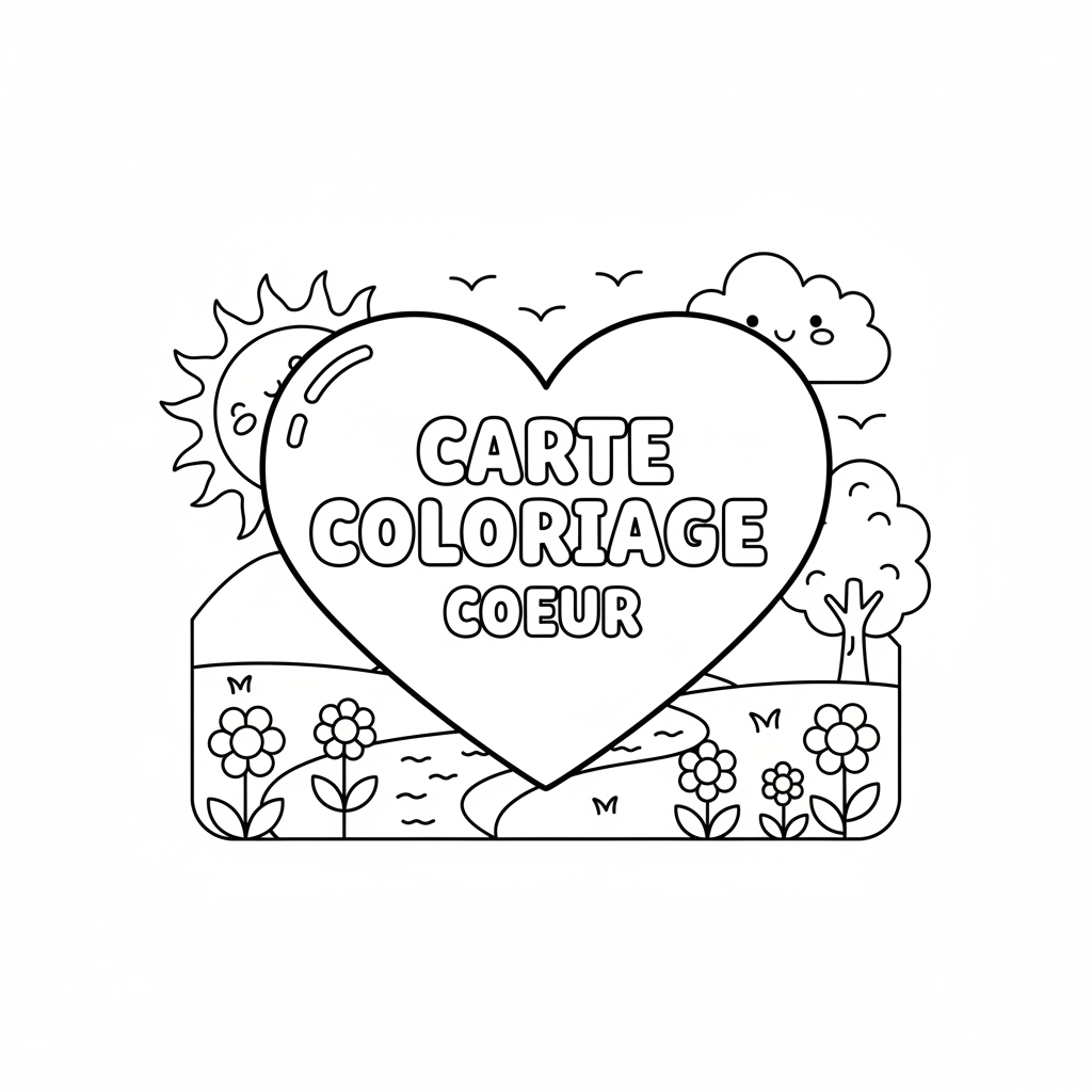 Coloriage carte coloriage 3