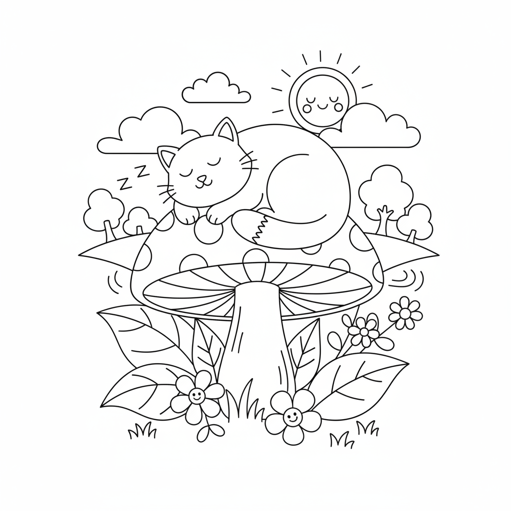 Coloriage catnap coloriage 3