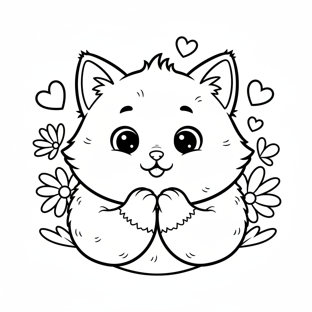 Coloriage chat a coloriage 4