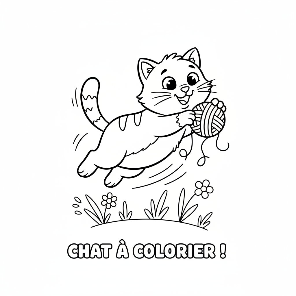Coloriage chat coloriage à imprimer 5