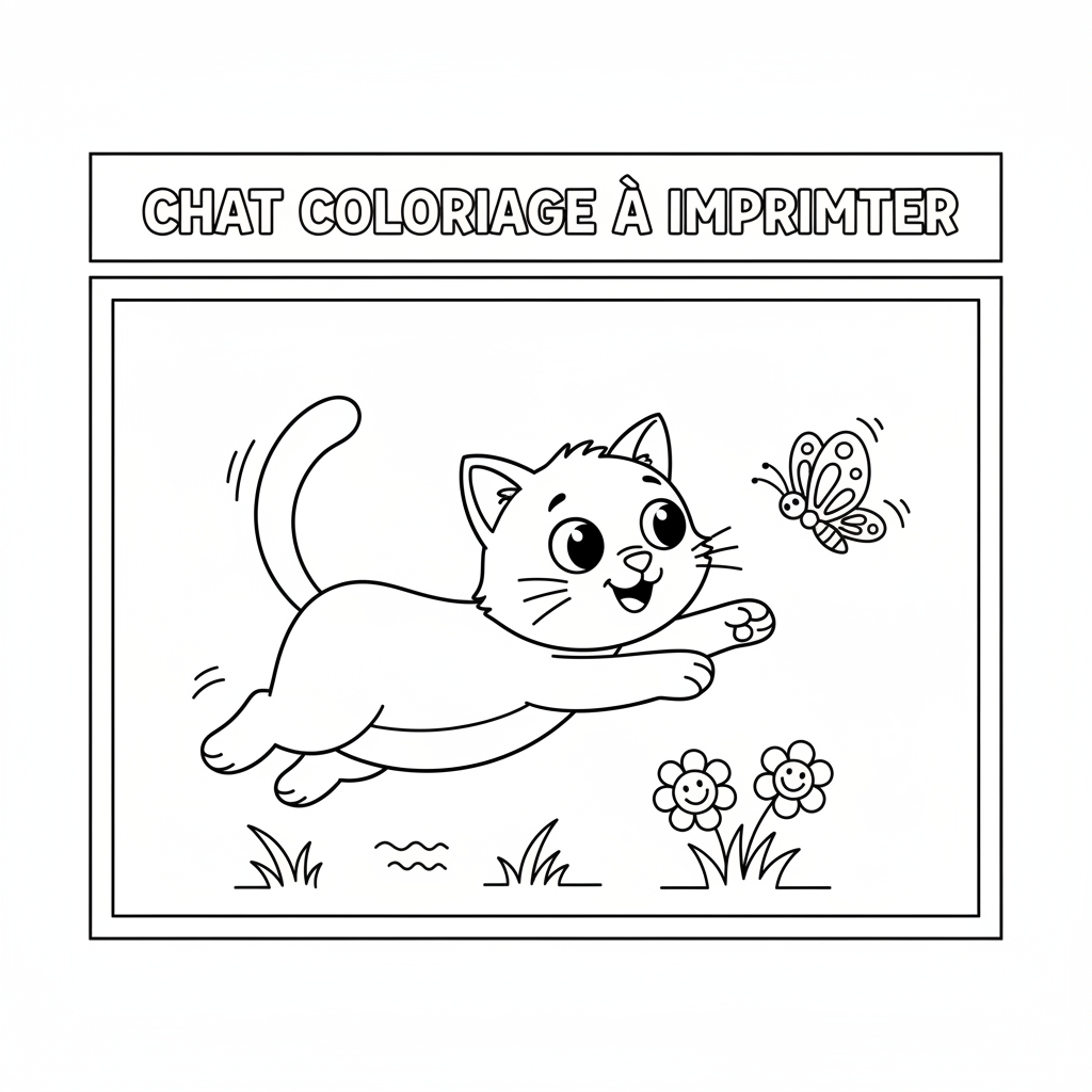 Coloriage chat coloriage imprimer 5