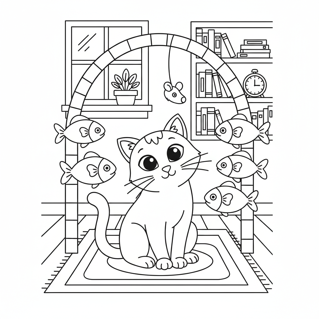 Coloriage chats coloriage 2