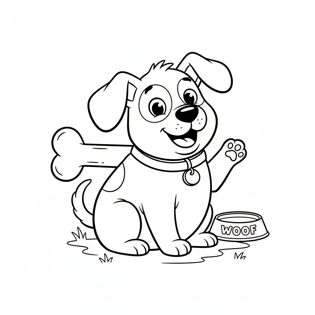 Coloriage chien coloriages 1