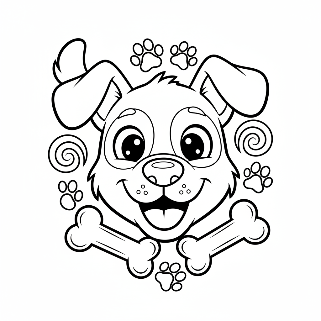 Coloriage chien coloriages 4