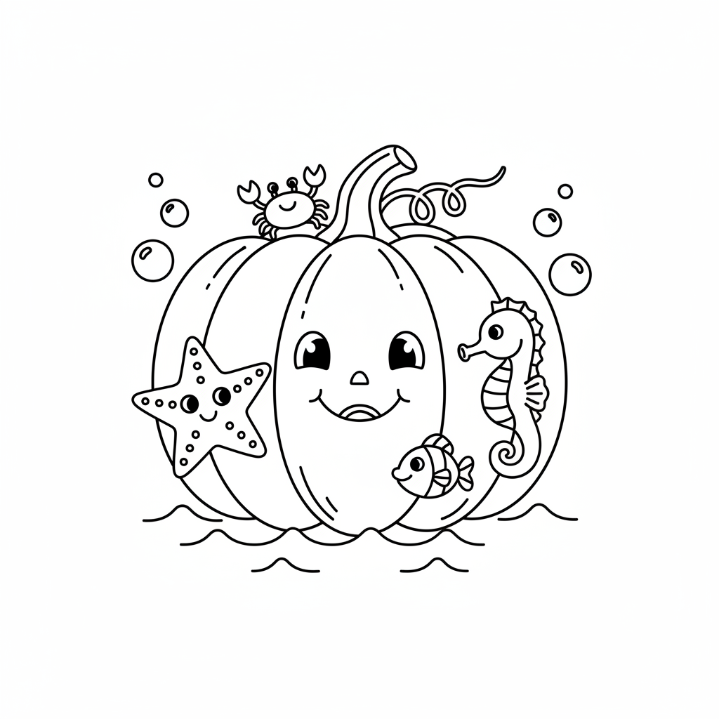 Coloriage citrouille a imprimer coloriage