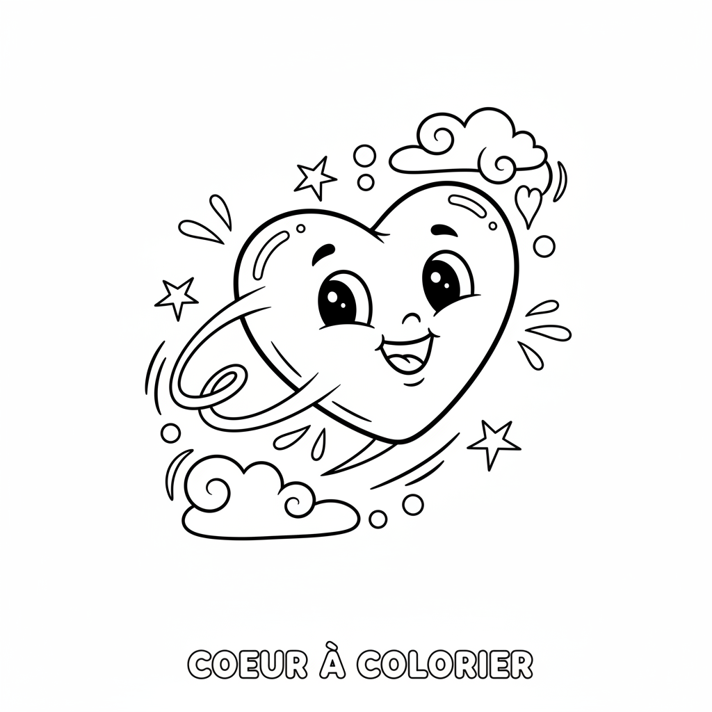 Coloriage coeur coloriage a imprimer 5