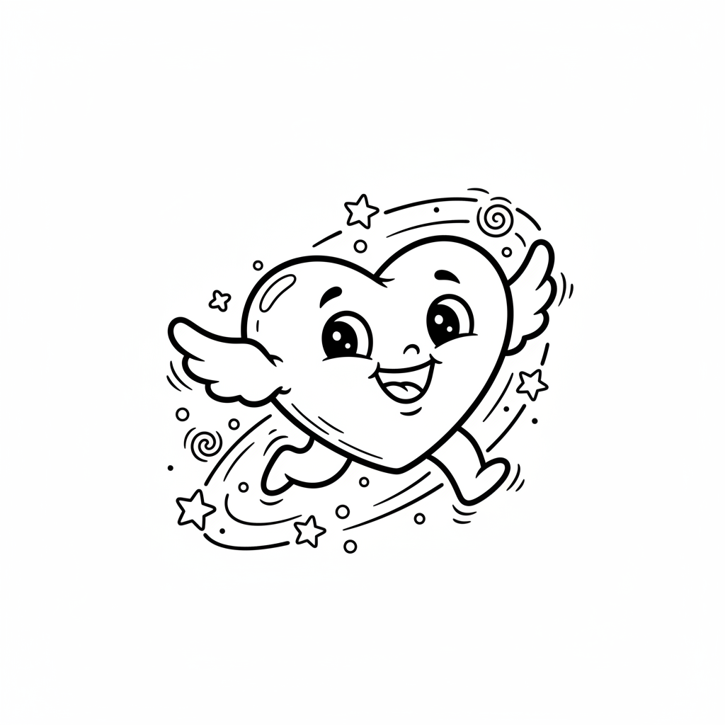 Coloriage coeur dessin coloriage 5