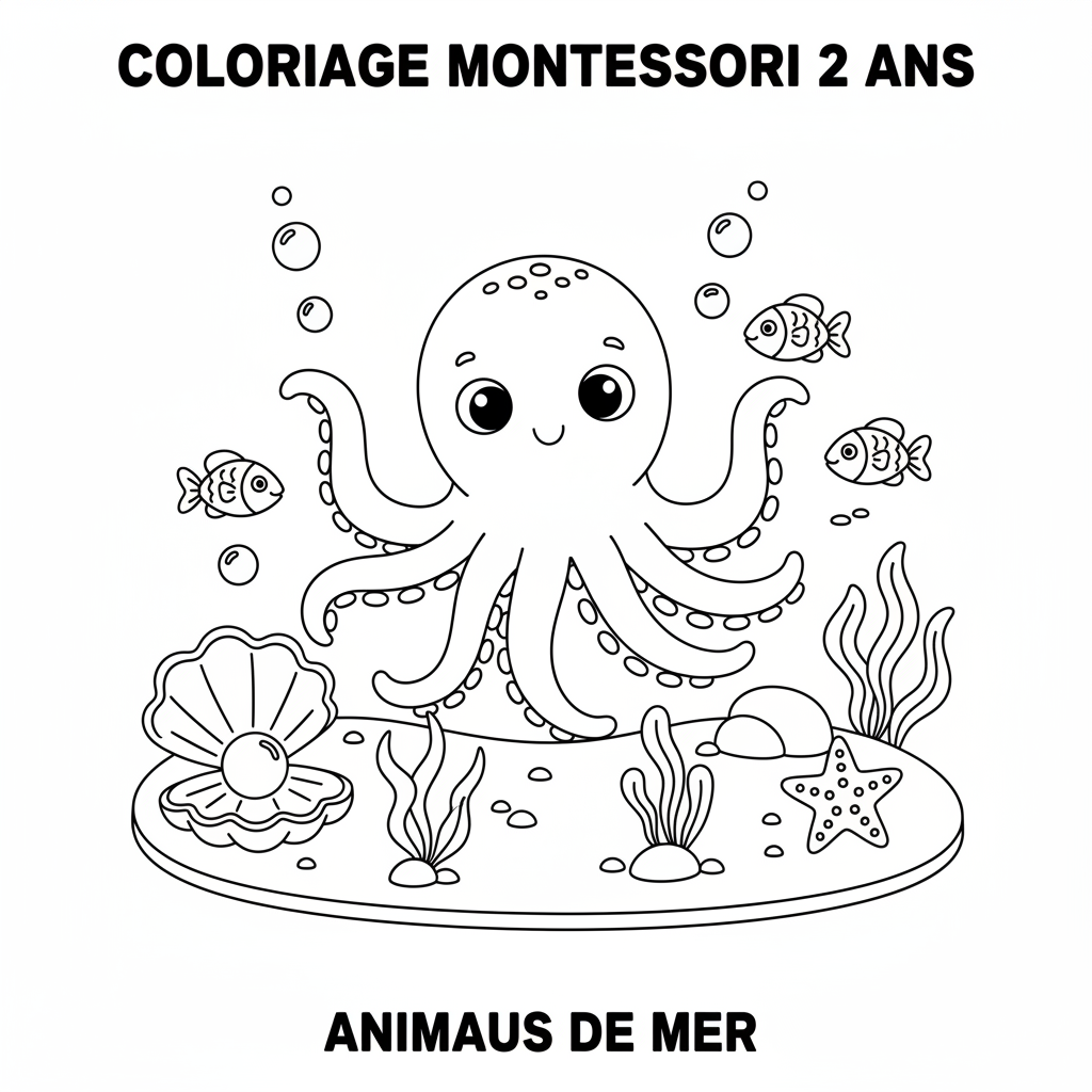 Coloriage coloriage 2 ans à imprimer montessori 3