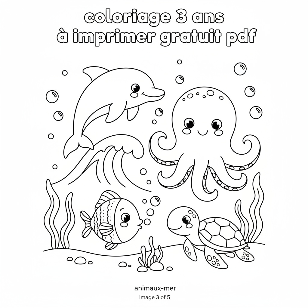 Coloriage coloriage 3 ans à imprimer gratuit pdf 3