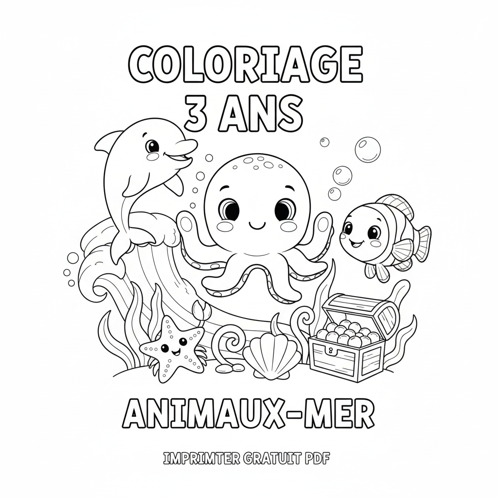 Coloriage coloriage 3 ans à imprimer gratuit pdf 4