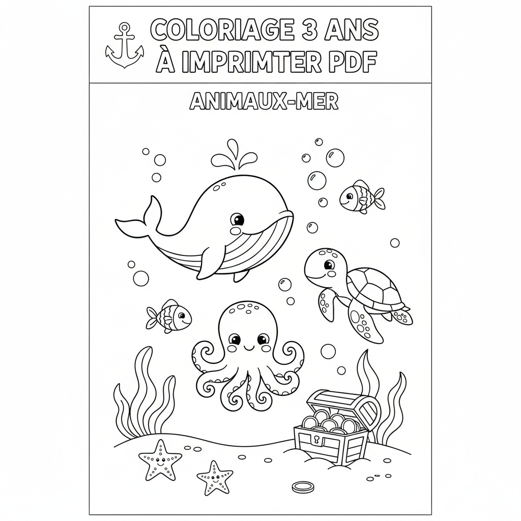 Coloriage coloriage 3 ans à imprimer pdf 3