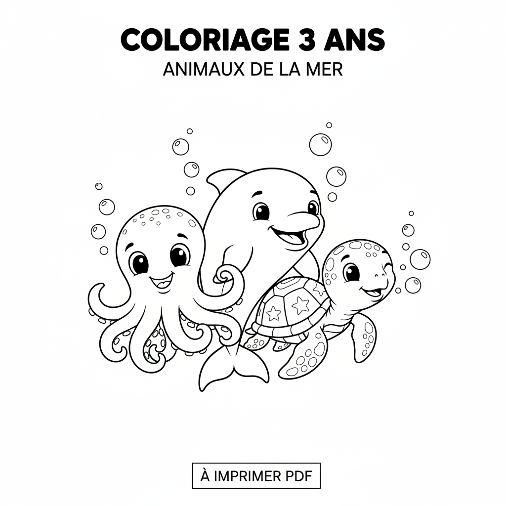 Coloriage coloriage 3 ans à imprimer pdf 4