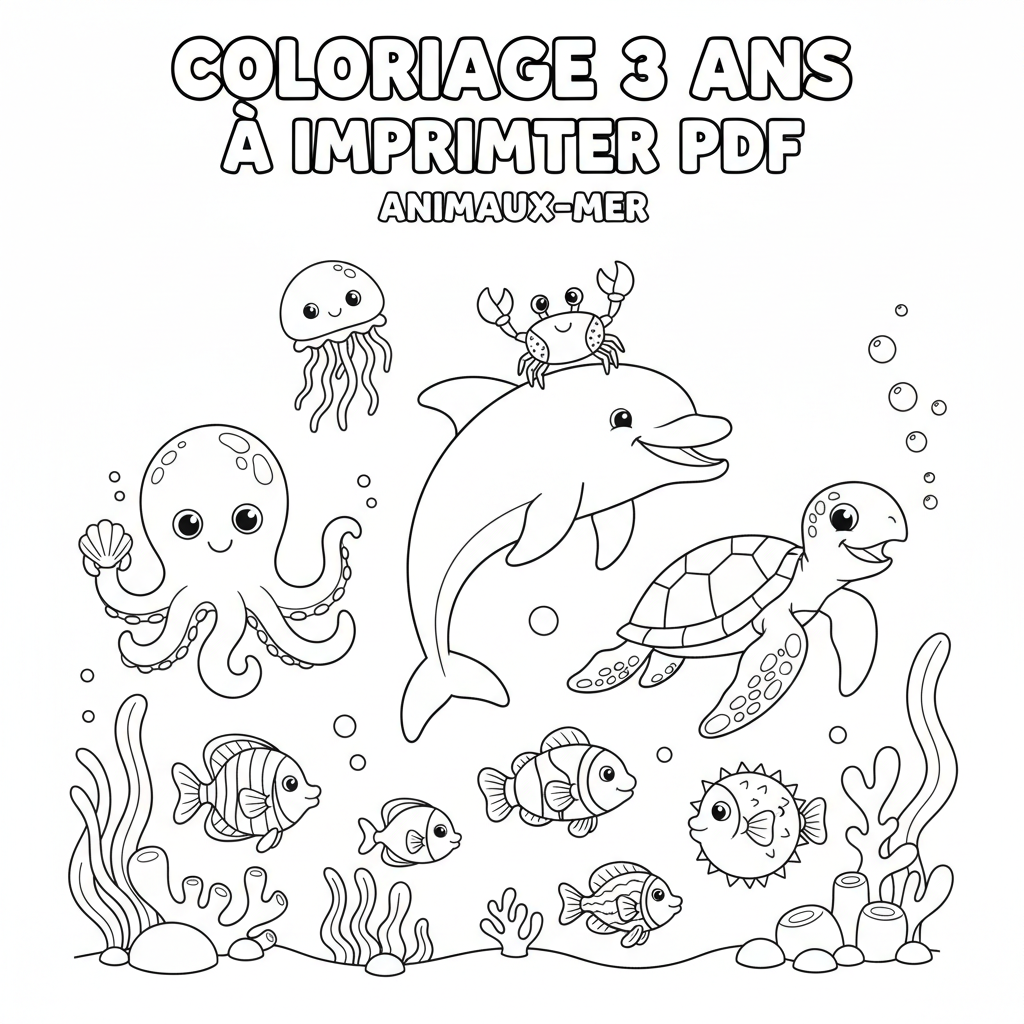 Coloriage coloriage 3 ans à imprimer pdf 5